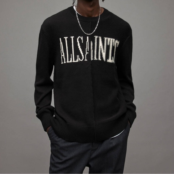 ALLSAINTS Axis Saints Crew Sweater - Picture 1 of 5